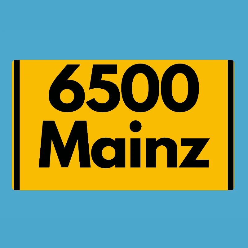 ANCIEN CODE POSTAL RETRO 6500 MAINZ MEEENZ