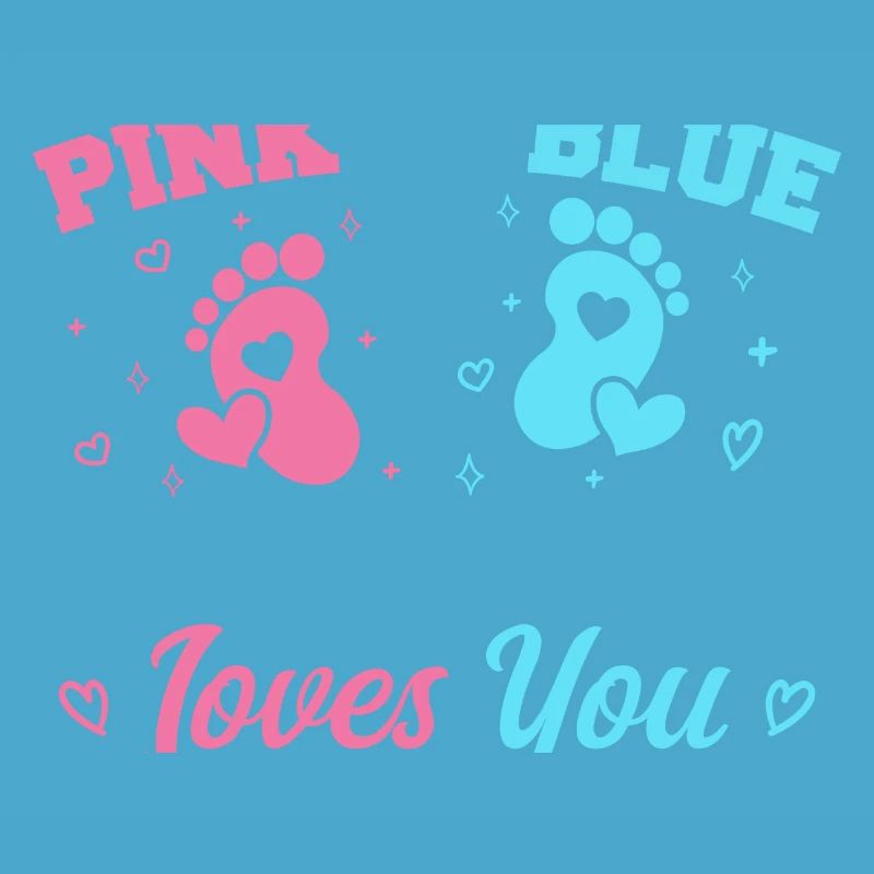 Rosa Oder Blau Schwester Liebt Dich Geschlecht Enthüllung Schwester