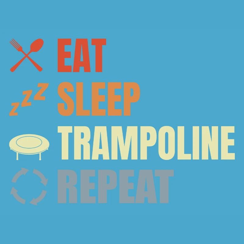 Trampolinspringen Routine