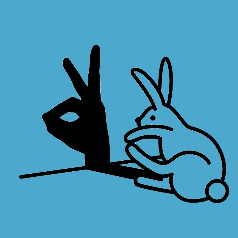 Funny Rabbit Hand Shadow Projection Rabbit