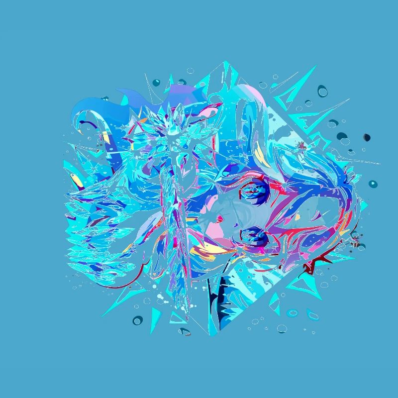 Anime Reine des neiges Princesse des glaces