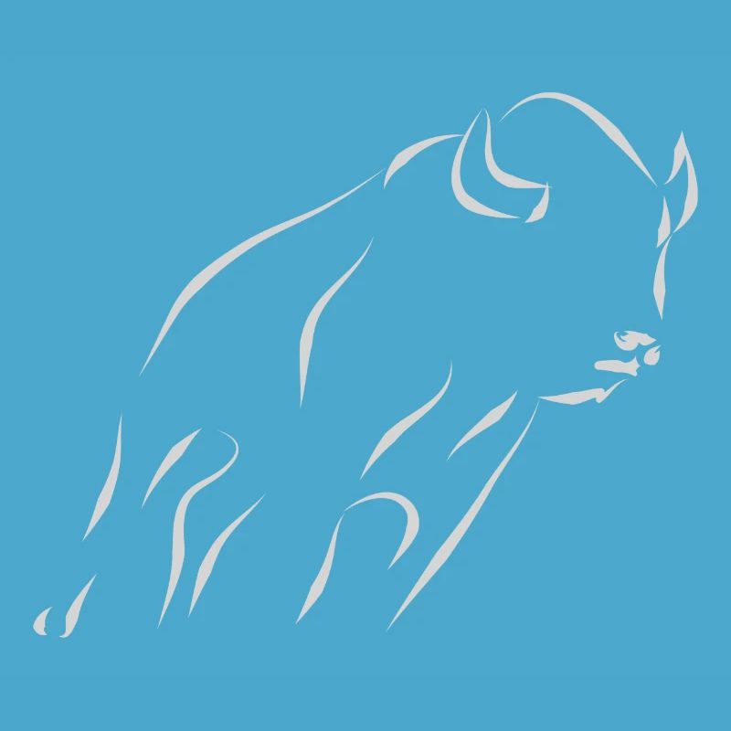 Bison - hellgrau