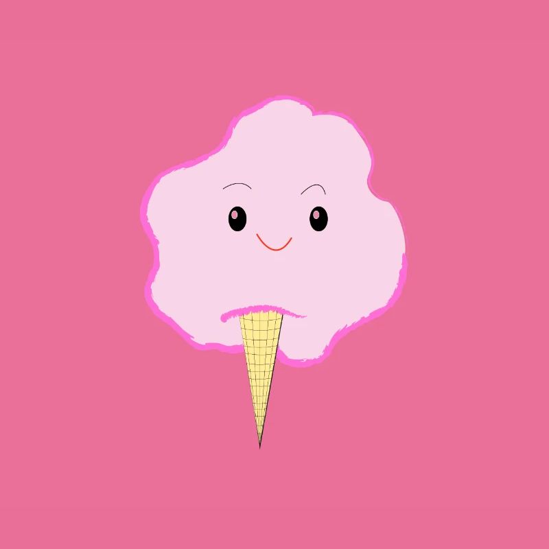 Fröhliche Zuckerwatte - Eis - Geschenkidee