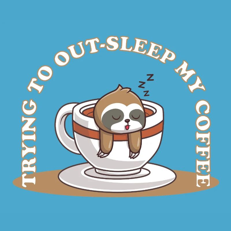 Essayer de dormir plus longtemps que mon café – Sloth Coffee
