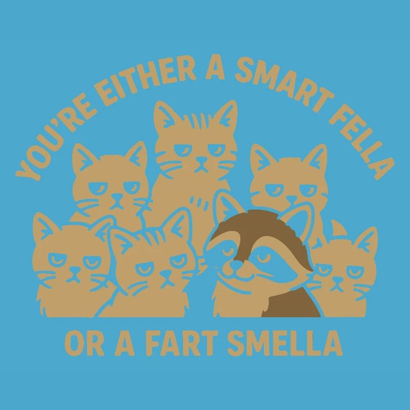 Du bist entweder ein schlauer Kerl oder ein Furzgeruch Meme