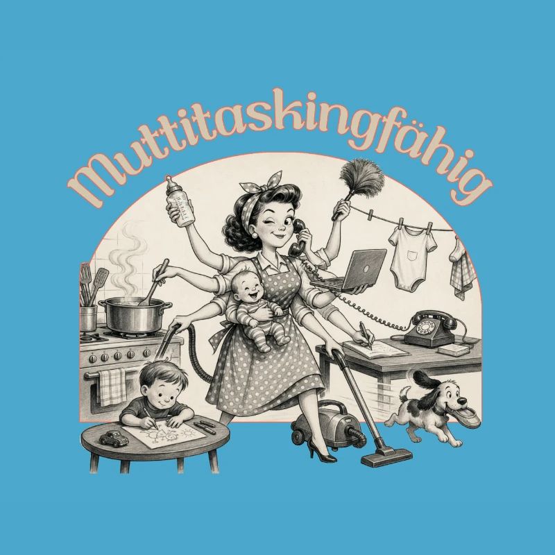 Multitasking? Nein. Muttitasking - Chaos? Läuft!