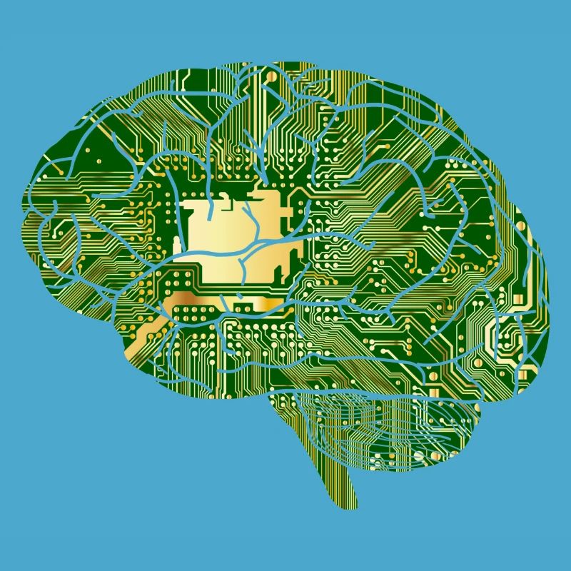 Brain - Computer Board - Artificial Intelligence