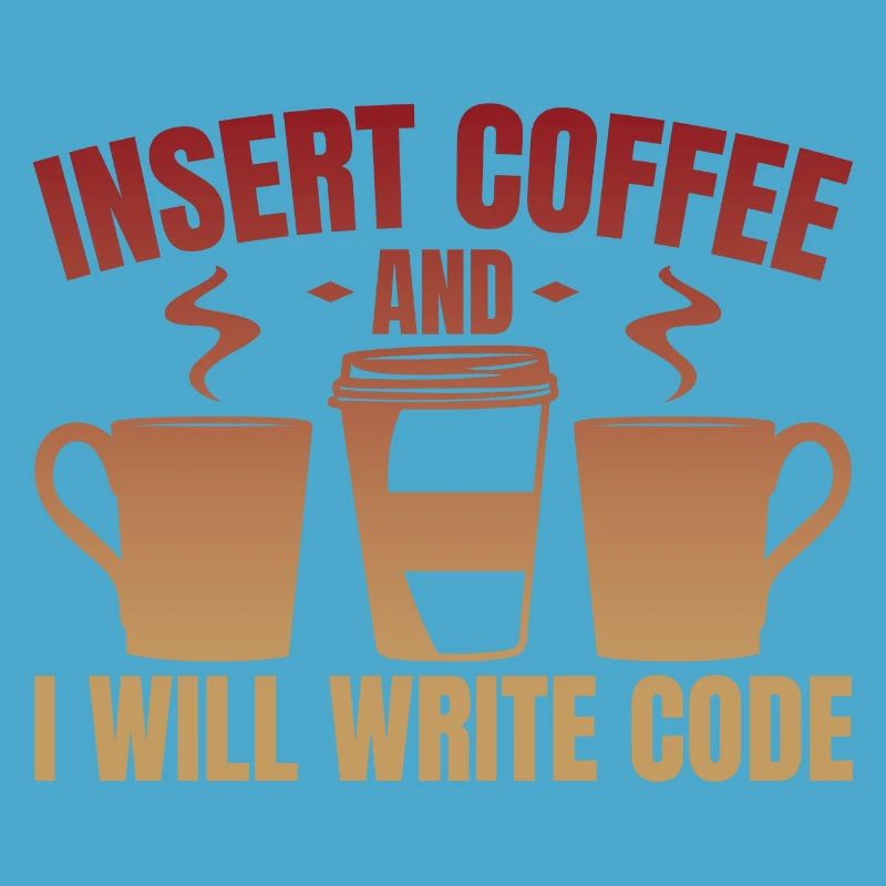 Kaffee einwerfen und Code schreiben