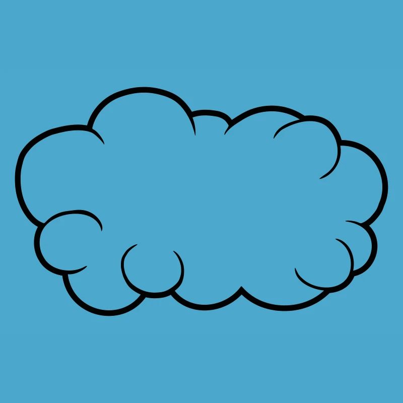 Speech Bubble Cloud Design