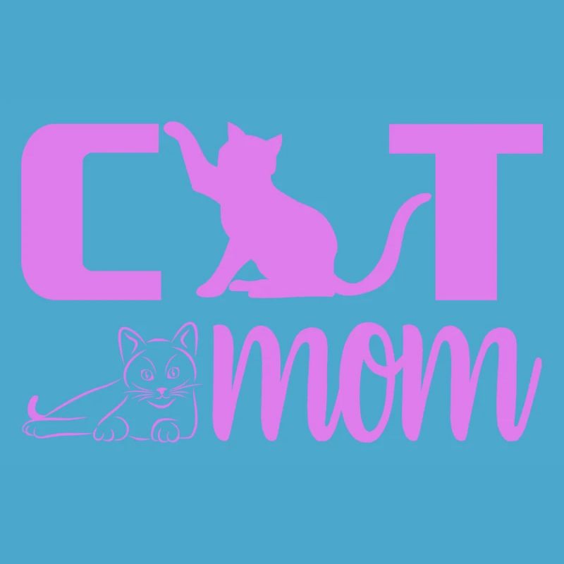 Katzen Mama Katzen Oma Großmutter Mutter Mom Katze