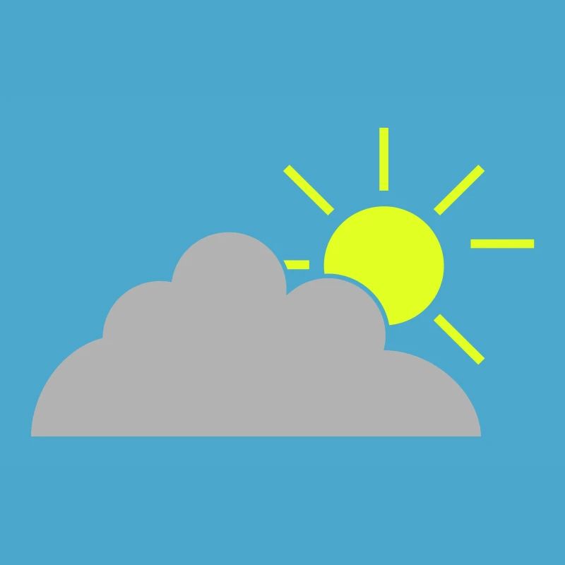 Lightly clouded