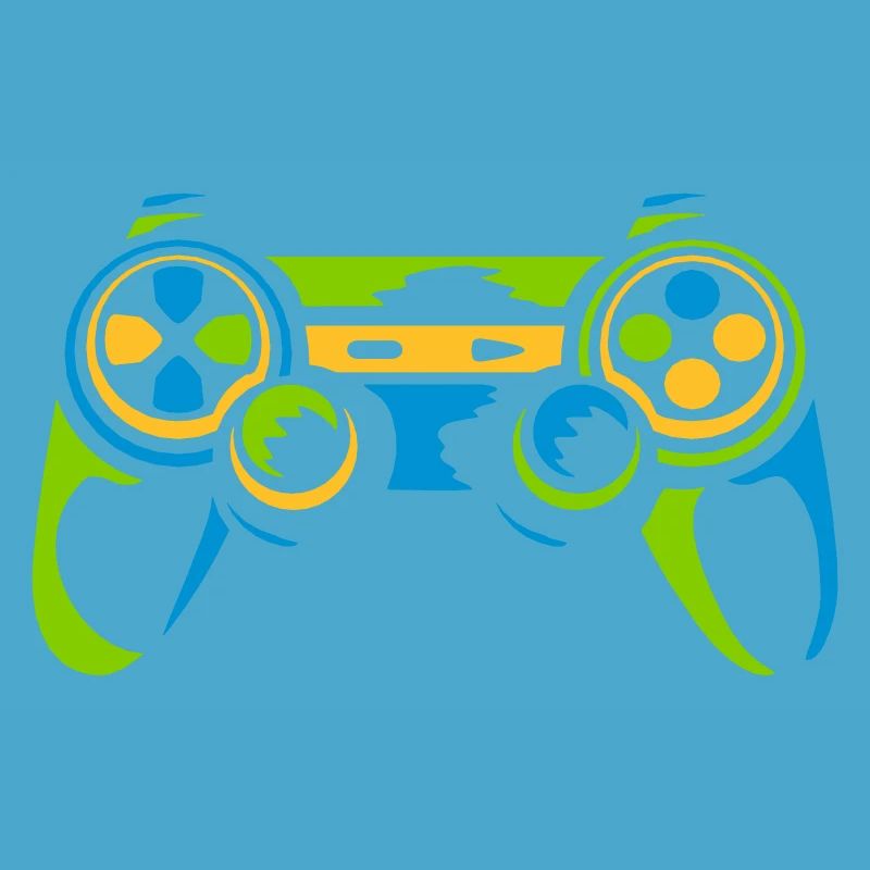 Bunter Controller Retro Konsole