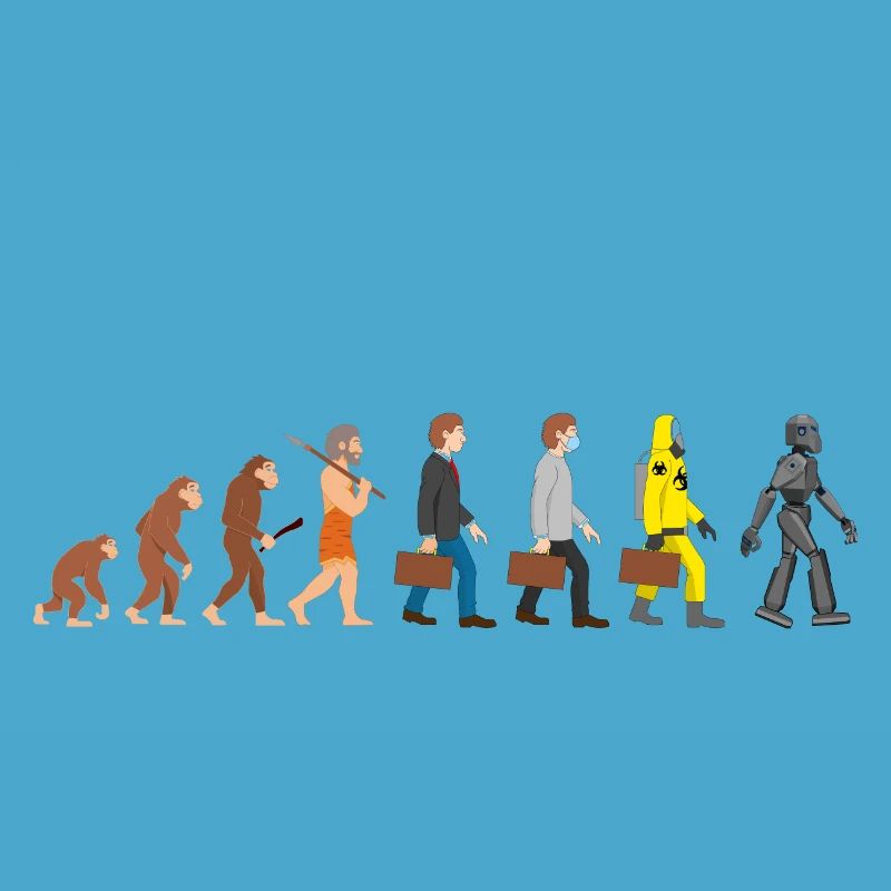 Evolution unsere Zukunft Dunkel