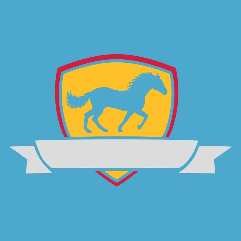 Text einfügen Pferd Banner