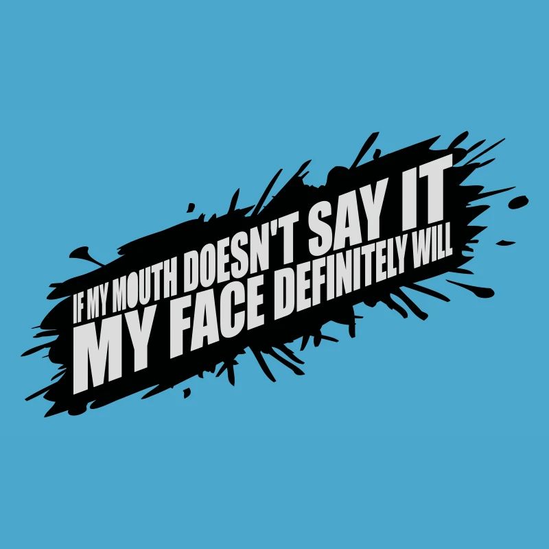my face definitely will