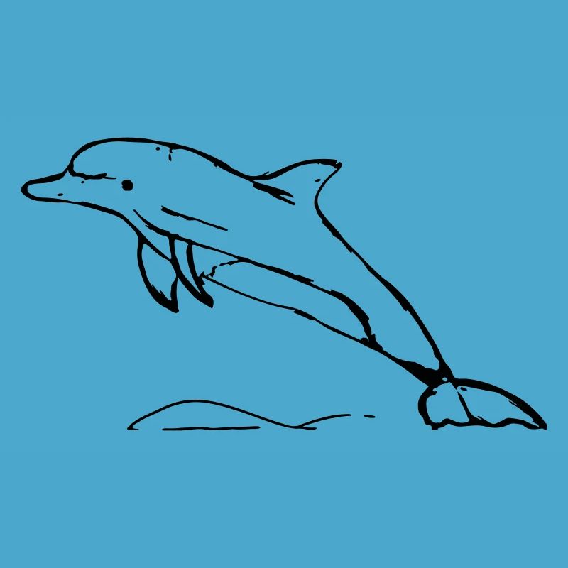 Springender Delphin Geschenk