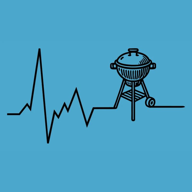Heartbeat BBQ Grill Grilling