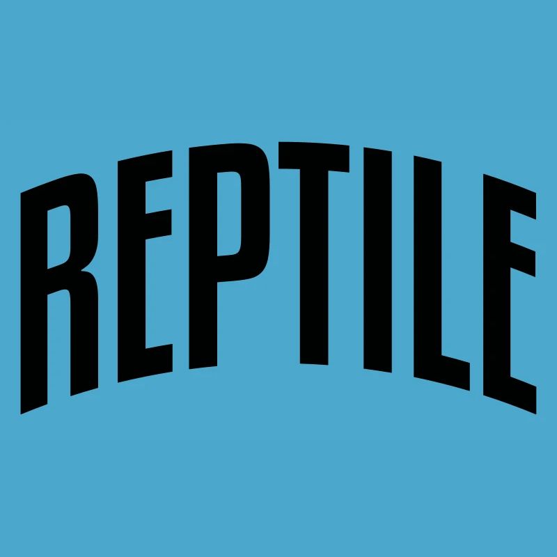 reptile stylish arched text logo copy
