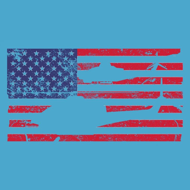 Conception du drapeau d’hélicoptère des États-Unis