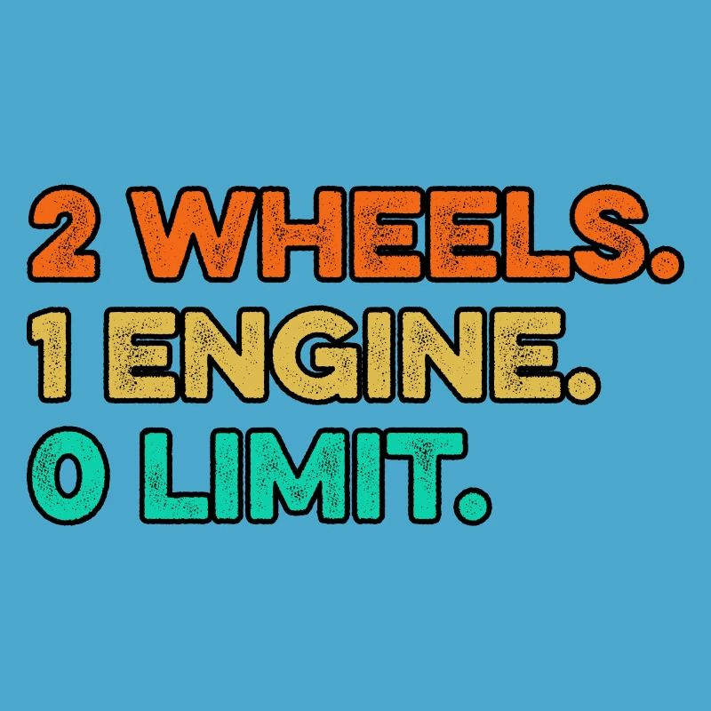 2 Wheels 1 Enginee 0 Limits Dirt Biker Motorcycle