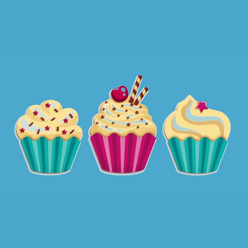 Cupcake - Muffin - Donut - Eis - Schokolade - DD