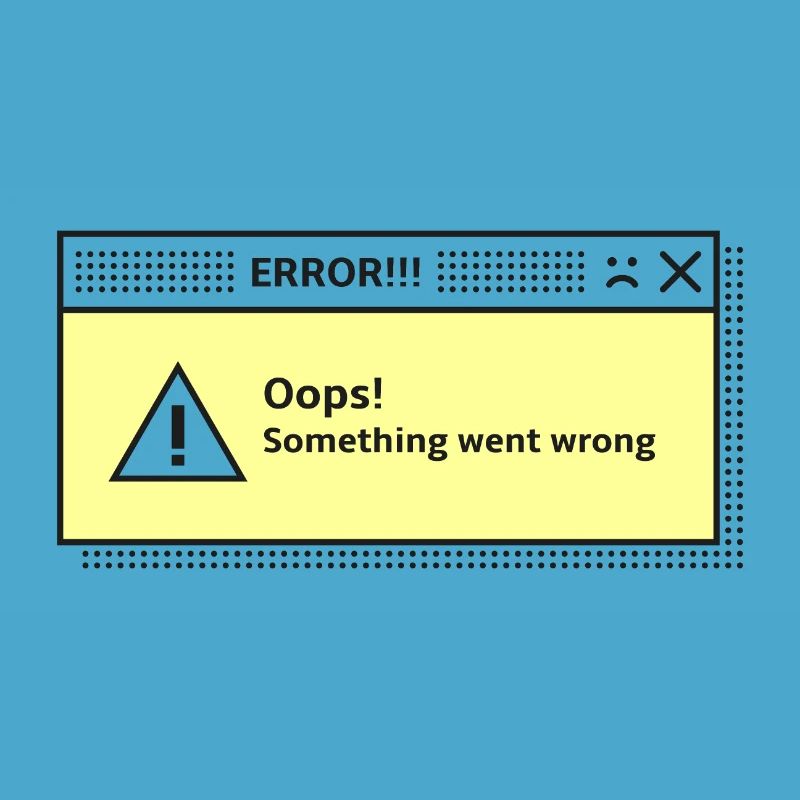 Warning Message System Dialog Error Computer