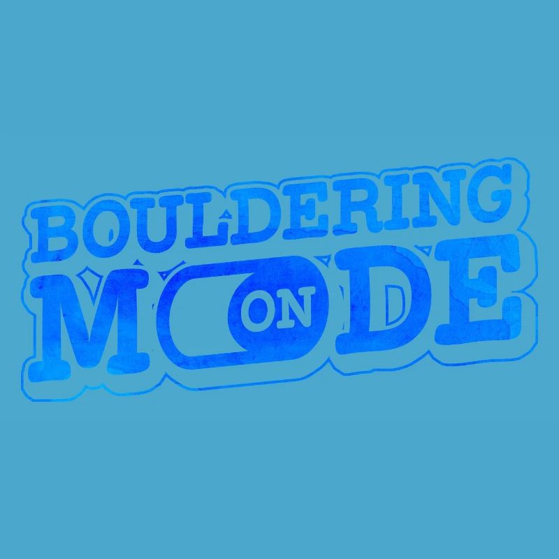 Bouldering Mode On Rock Climber Rock Boulder Mount