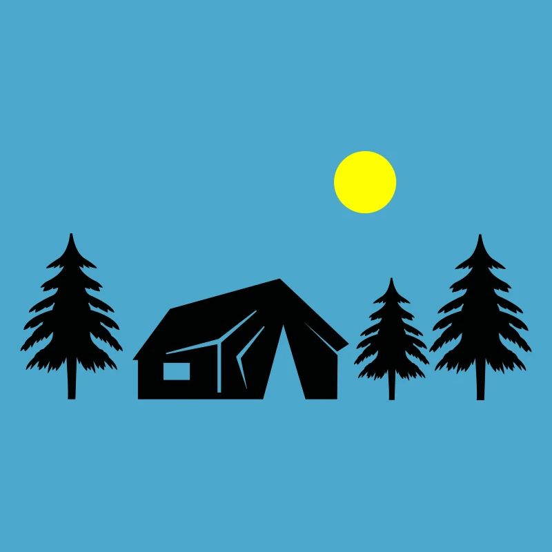 cabane dans la forêt