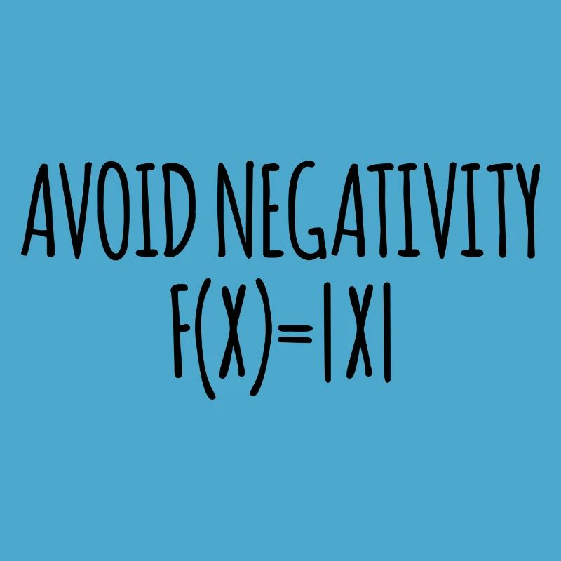 Avoid negativity math école cadeau enseignant