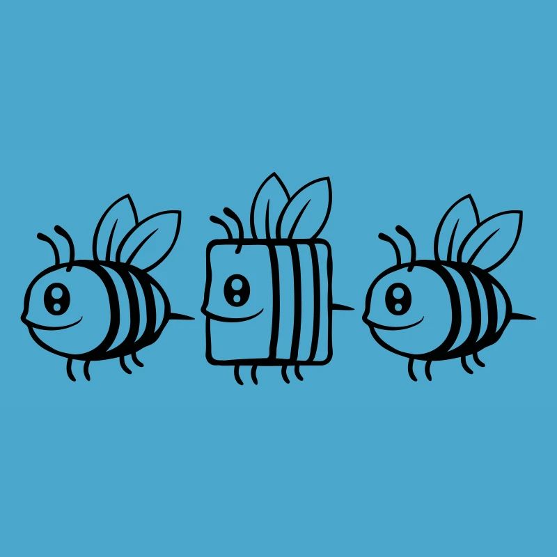 Comic Bees bee different
