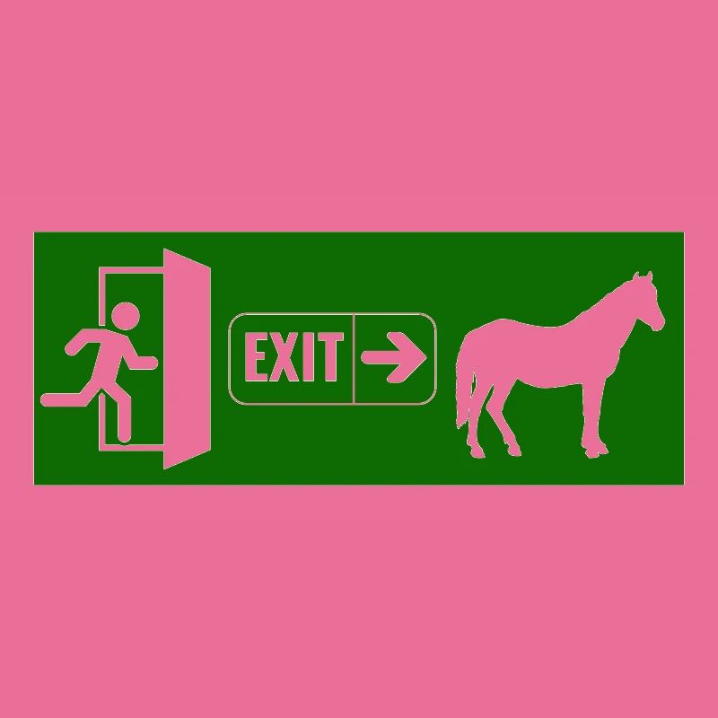 Exit raus zum pferd