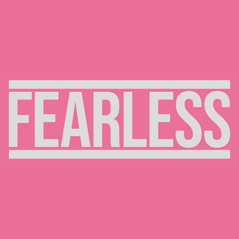 fearless Text Zitat Design