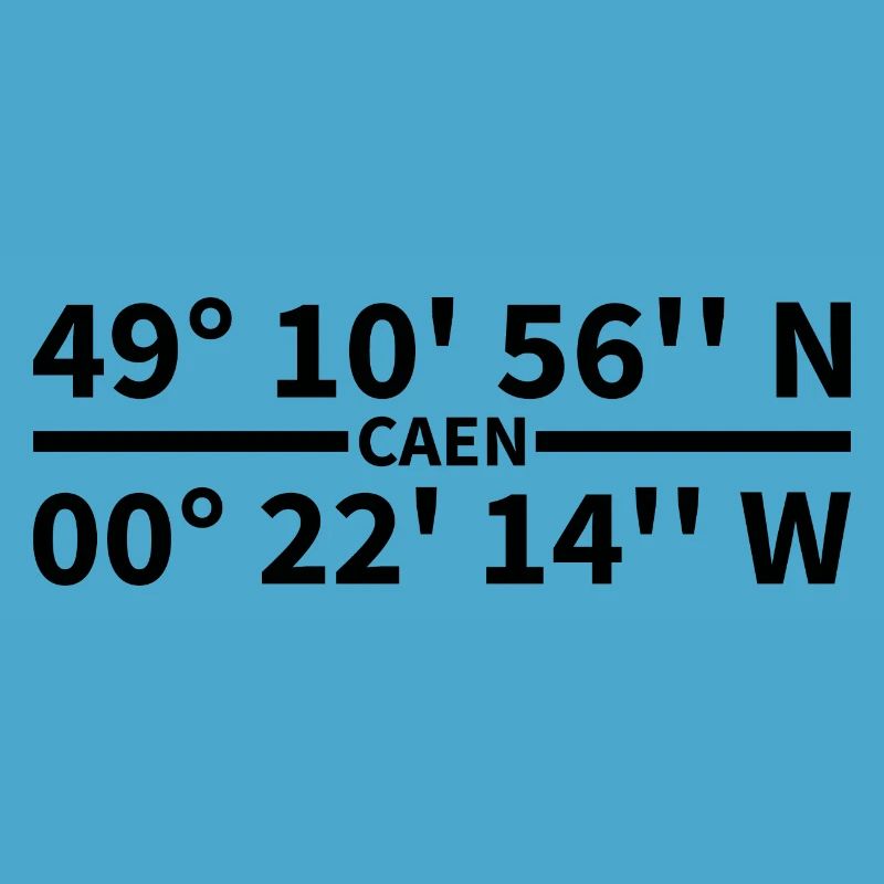 Caen coordinates