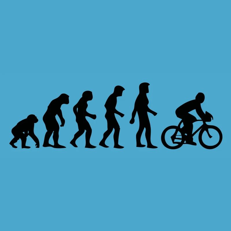Evolution man cycling
