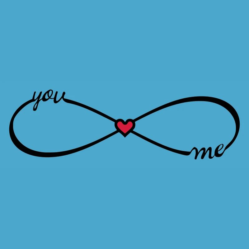symbole de l'infini Infinity vous me & BFF