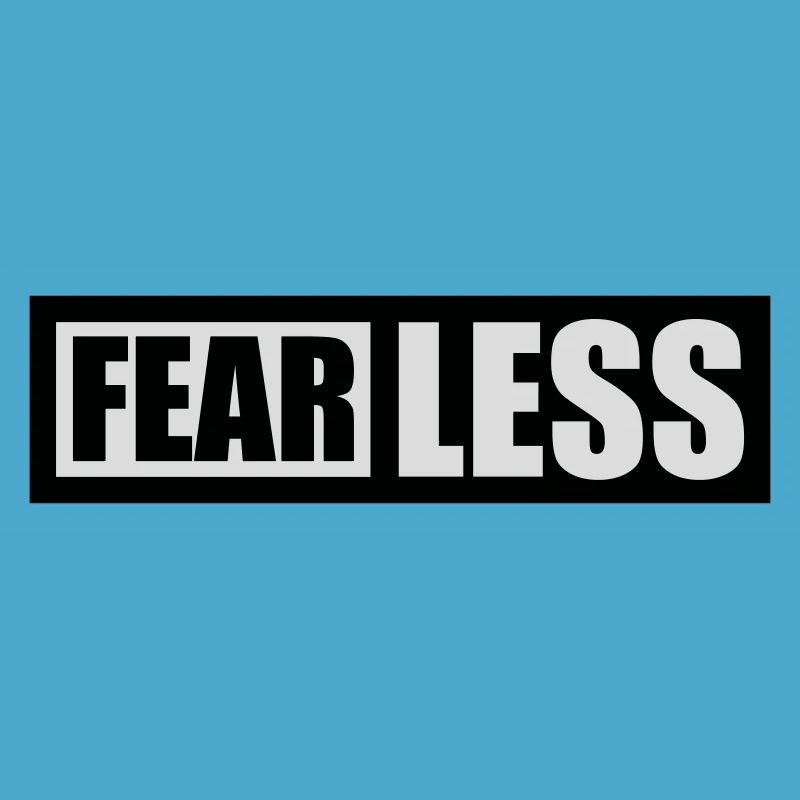 fearless Text Zitat Design