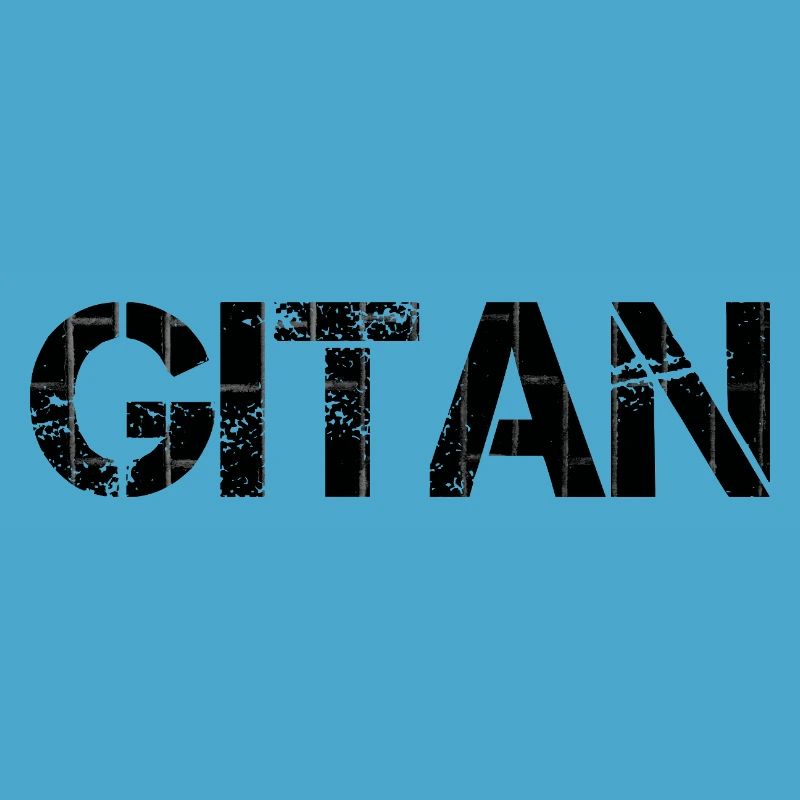 Gitan usé brique brun