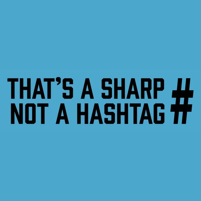 Sharp vs Hashtag
