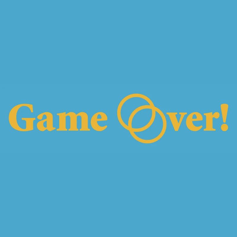Game over Hochzeit Ehepaar Braut Bräutigam Ehering