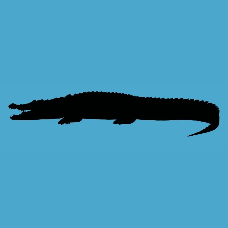 crocodile silhouette