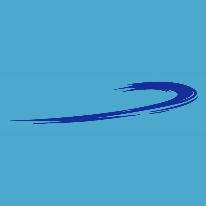 queue incurvée | Graphique-vectoriel