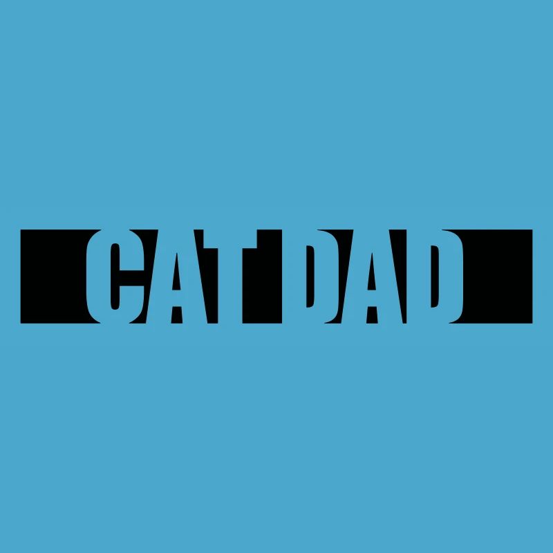 Cat Dad Stripe Design
