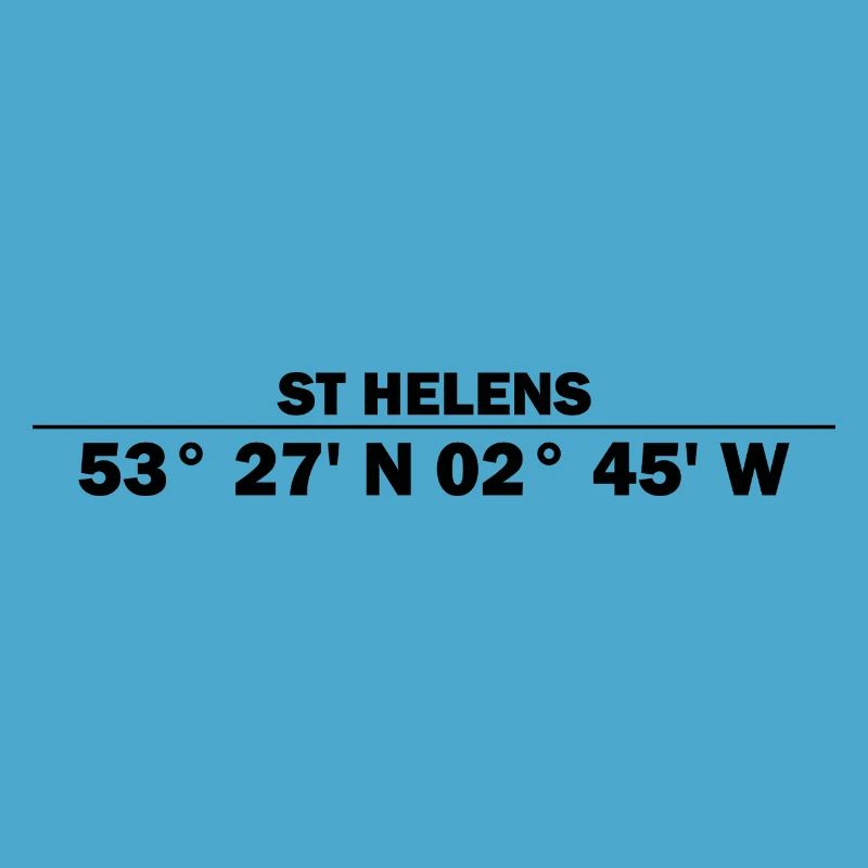 St Helens coordinates
