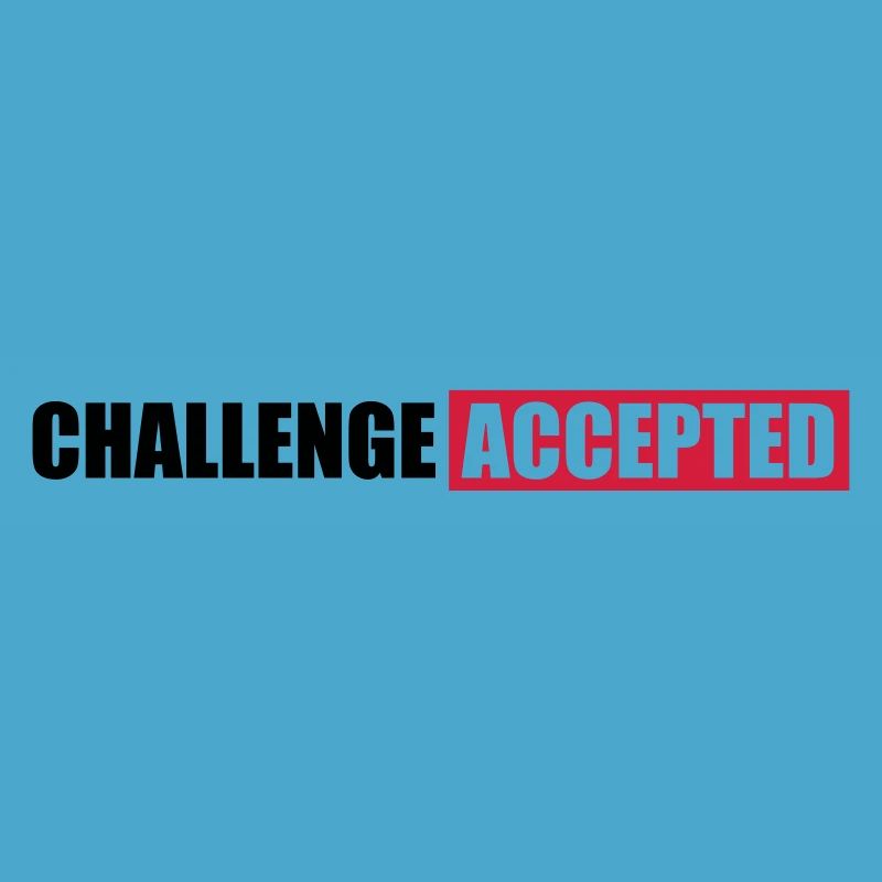 Challenge Accepted Text Design