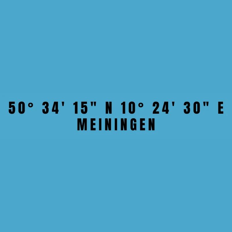 Meiningen Thuringia Coordinates