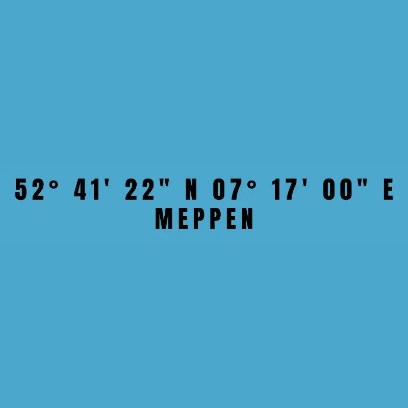 Meppen, Lower Saxony Coordinates