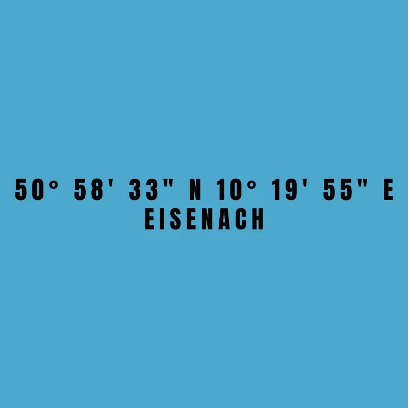 Eisenach, Thuringia Coordinates