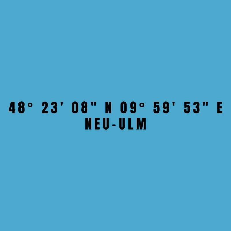 Neu-Ulm Bavaria Coordinates