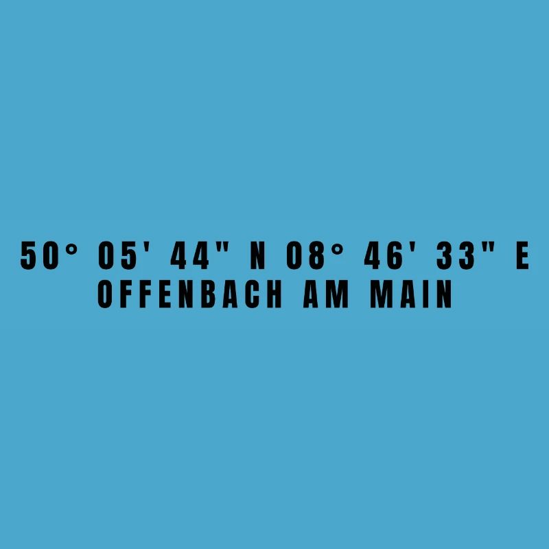 Offenbach am Main Hesse Coordinates