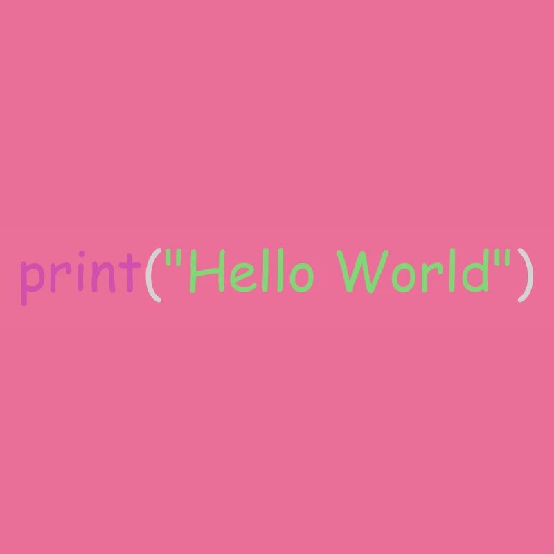 Hello World Programmierung Python C ++ C #